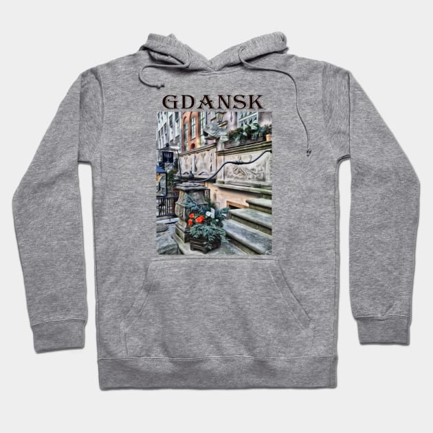 GDANSK POLAND Hoodie by M&N Imagerie